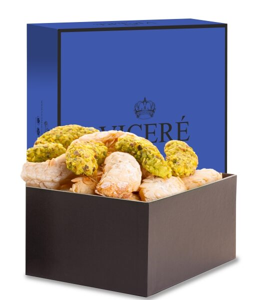 Almond and Green Gold Pastries – Box “Monsieur” 1 Kg