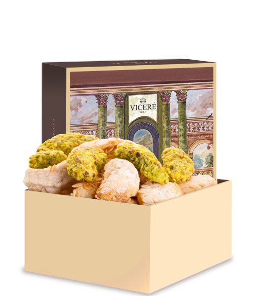 Scatola Palazzo - dolci alle mandorle e pistacchio