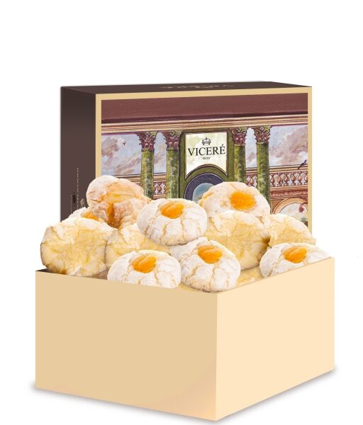 Sicilian Citrus Fruit Almond Pastries – Box “Palazzo” 800gr