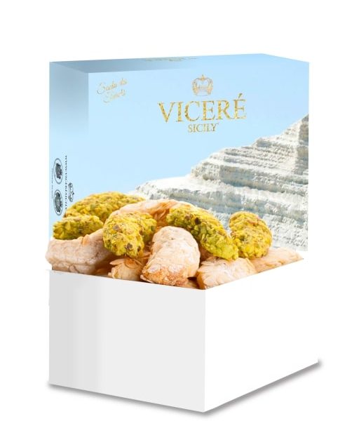 Almond and Green Gold Pastries – Box “Scala dei Turchi” 1 Kg